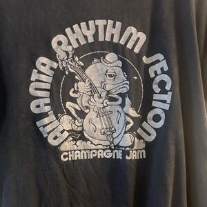 Atlanta Rhythm Section 1977 Champagne Jam Graphic Band Tee Fox Theater New Years